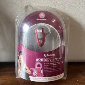 Motorola H500 (Pink) Bluetooth Wireless Headset *Read